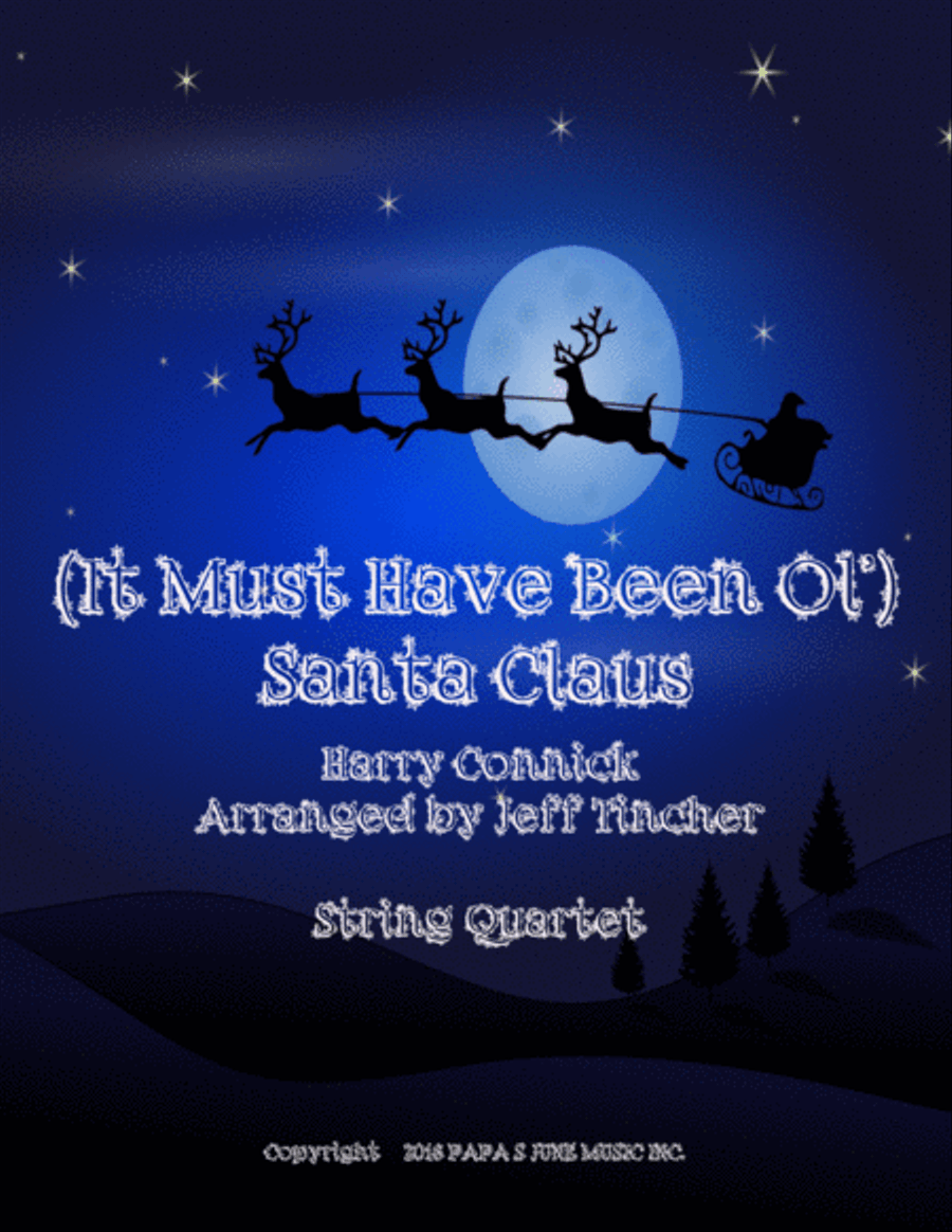 (it Must've Been Ol') Santa Claus String Quartet scores gallery preview page 1