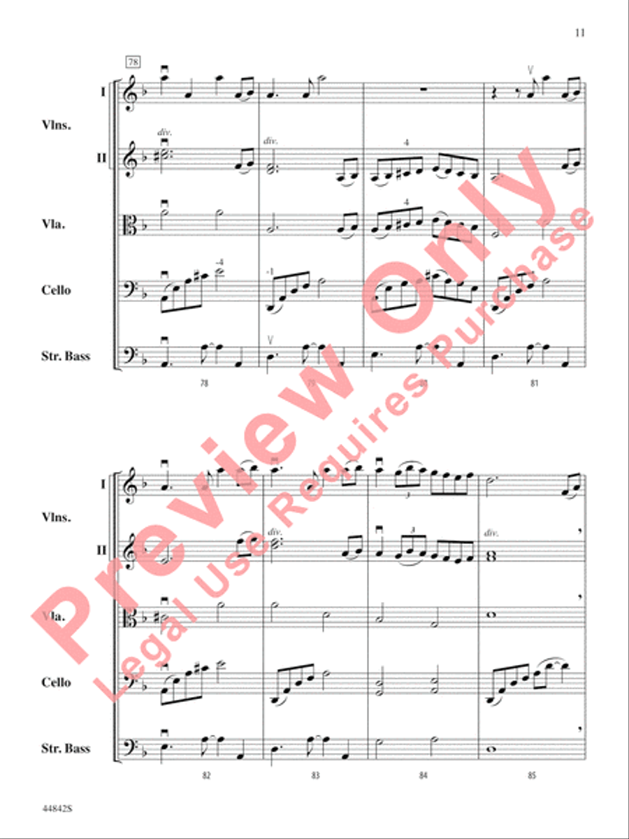 Russian Fantasy Russian Fantasy String Orchestra scores gallery preview page 12