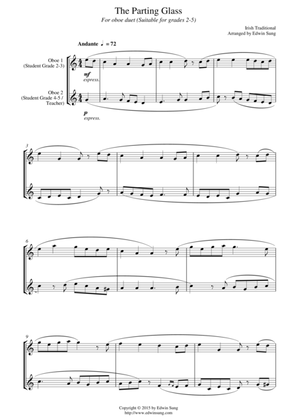 The Parting Glass (for oboe duet, suitable for grades 2-5)