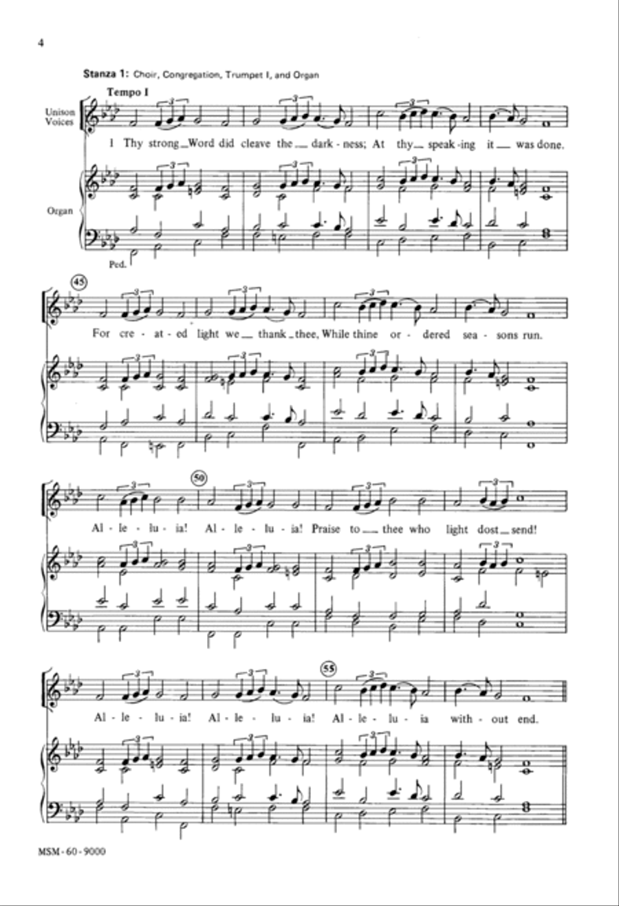 Thy Strong Word Thy Strong Word 3-Part scores gallery preview page 3