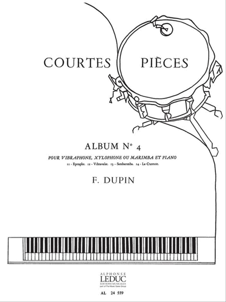 Courtes Pieces Vol.4 (percussion(s) & Piano) Piano Accompaniment scores gallery preview page 1