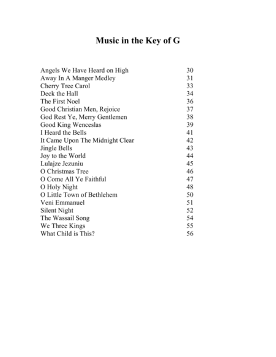 22 Carols for 22 Strings Harp scores gallery preview page 4