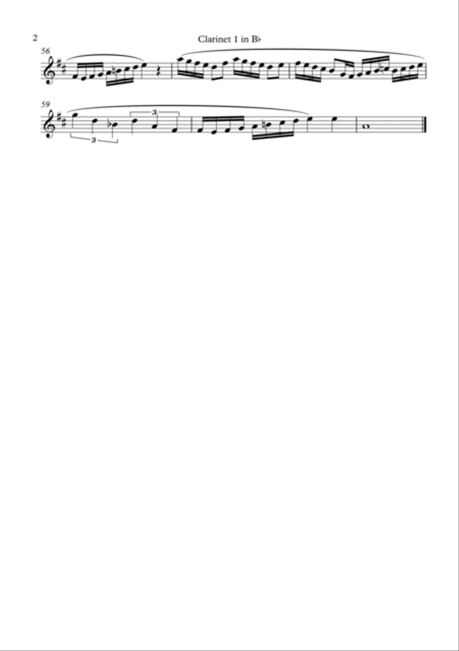 Goodbye To Love Goodbye To Love Clarinet Quartet scores gallery preview page 6