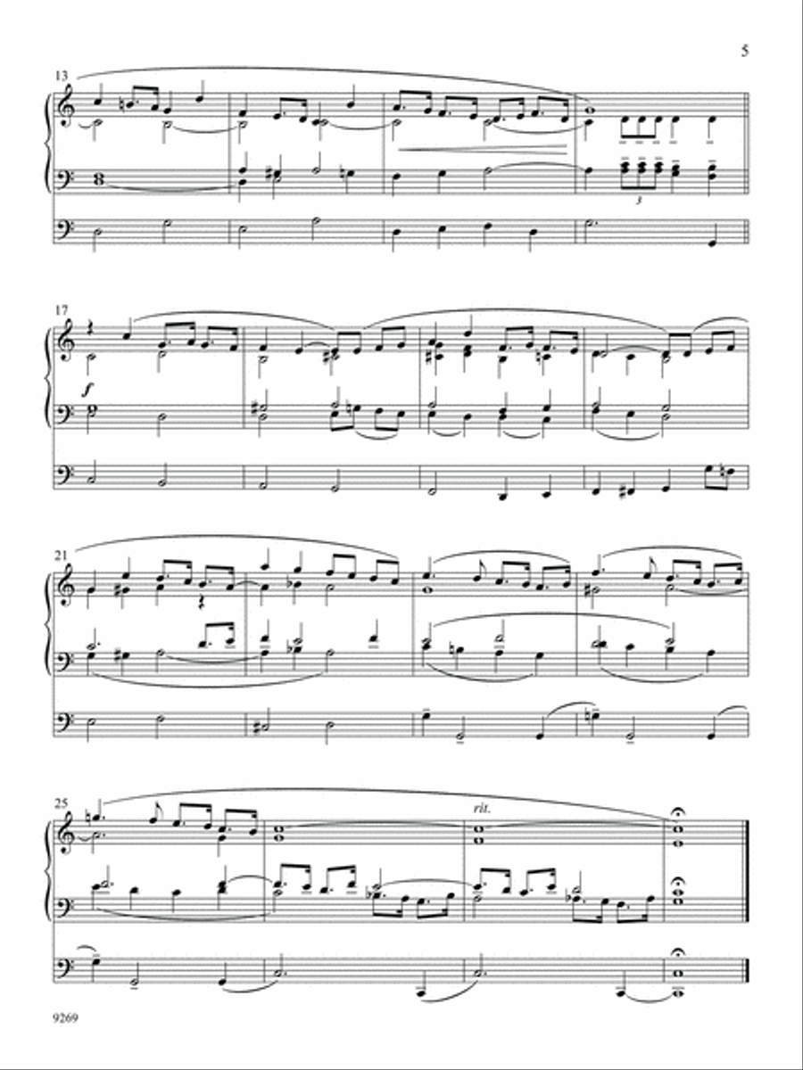 Three Marches Organ scores gallery preview page 5