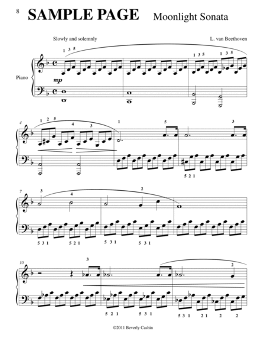 Classical Piano Gems Piano Solo scores gallery preview page 4