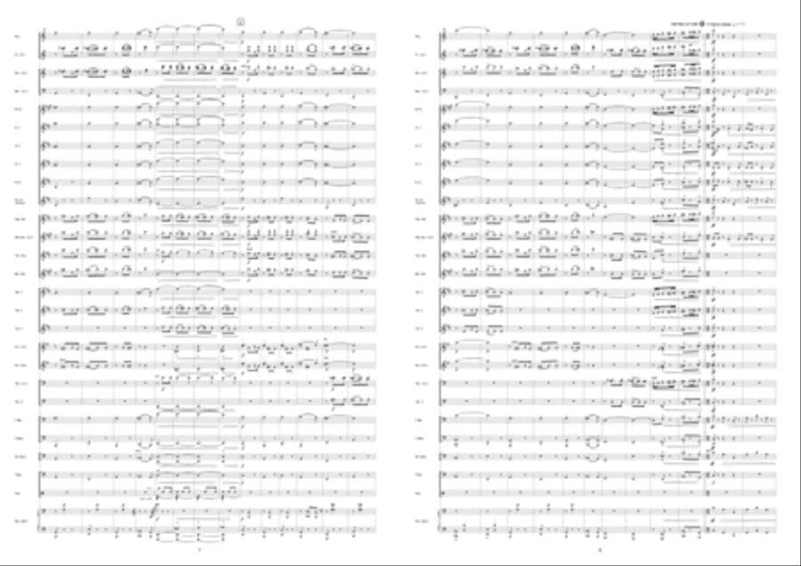 Valse Sacrée Concert Band scores gallery preview page 7