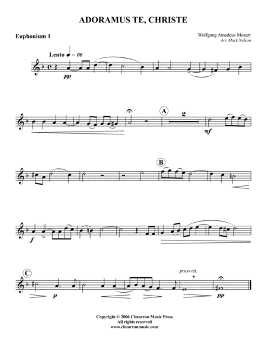 Adoramus te, Christe EETT scores gallery preview page 3