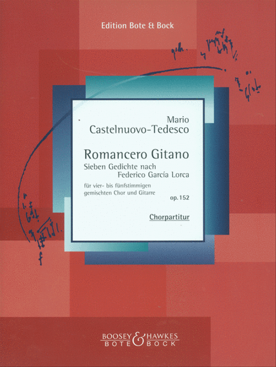 Romancero Gitano, Op. 152 4-Part scores gallery preview page 1