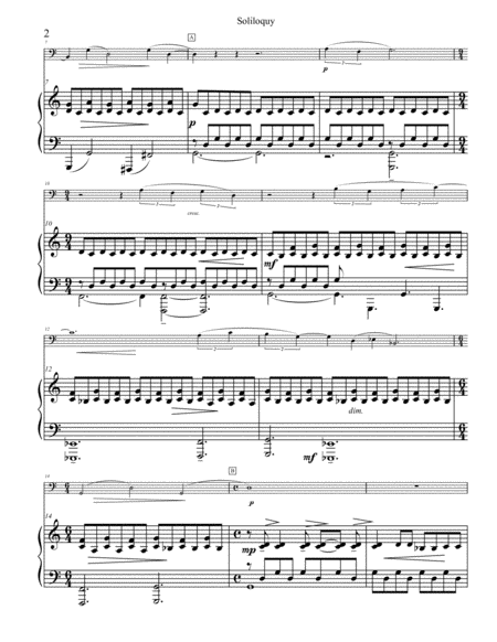 Soliloquy, for tenor trombone and piano