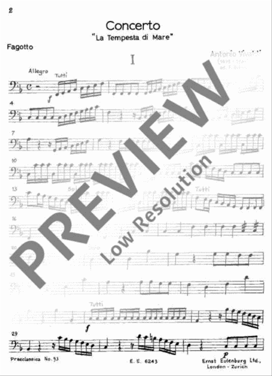 Concerto F major Flute scores gallery preview page 2