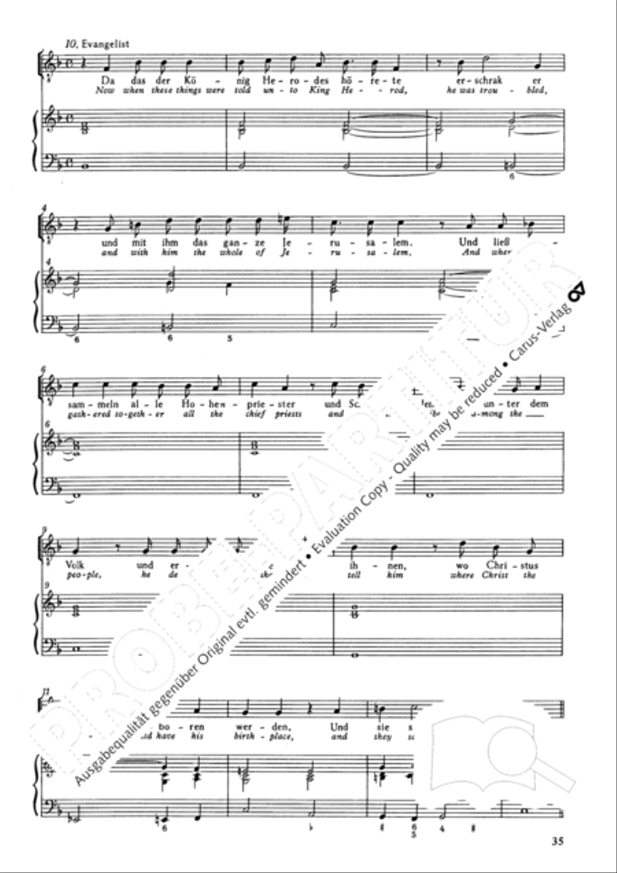 Christmas History (Weihnachts-Historie, SWV 435) Score scores gallery preview page 36