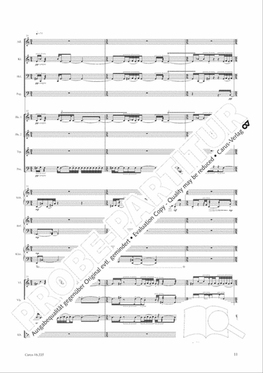 Esquisse: le froid Orchestra scores gallery preview page 12