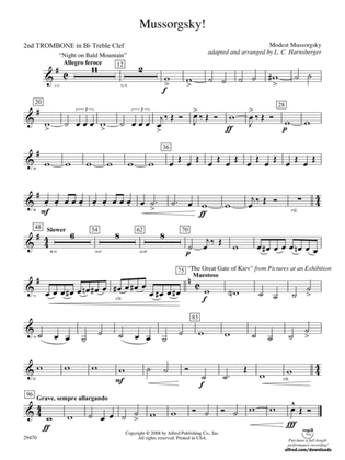 Mussorgsky!: (wp) 2nd B-flat Trombone T.C.