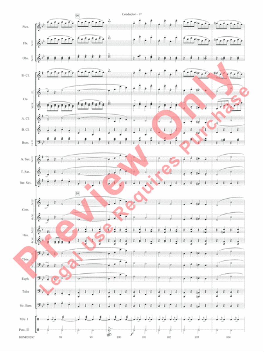 Golden Jubilee Concert Band scores gallery preview page 20