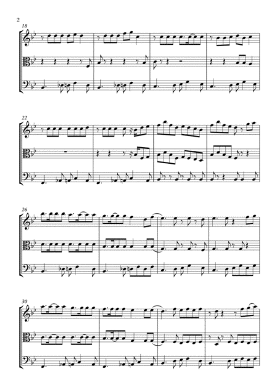 All About That Bass All About That Bass String Quartet scores gallery preview page 2