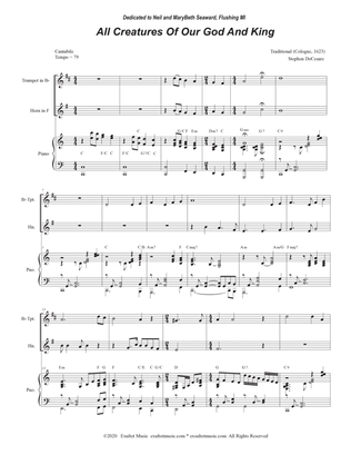 All Creatures Of Our God And King (Duet for Bb-Trumpet and French Horn)