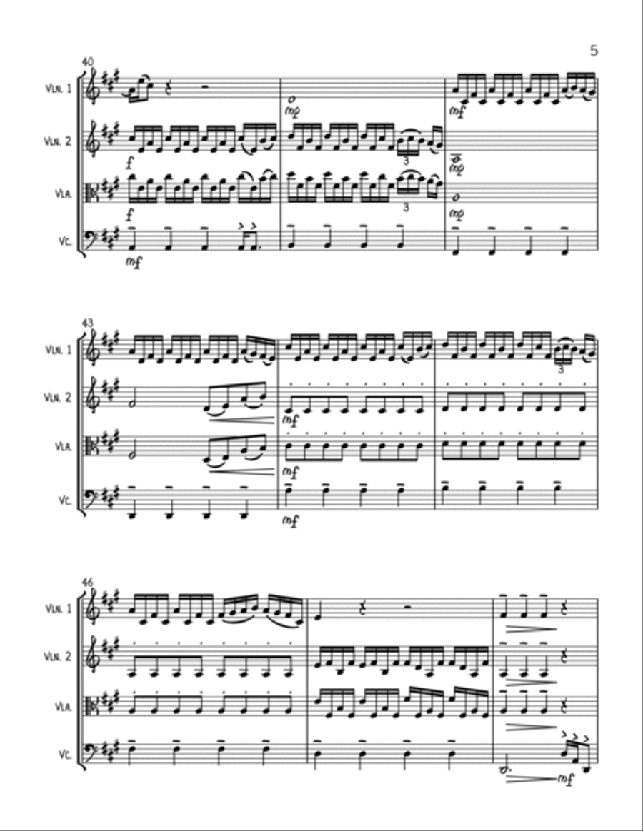 Halo String Trio scores gallery preview page 5