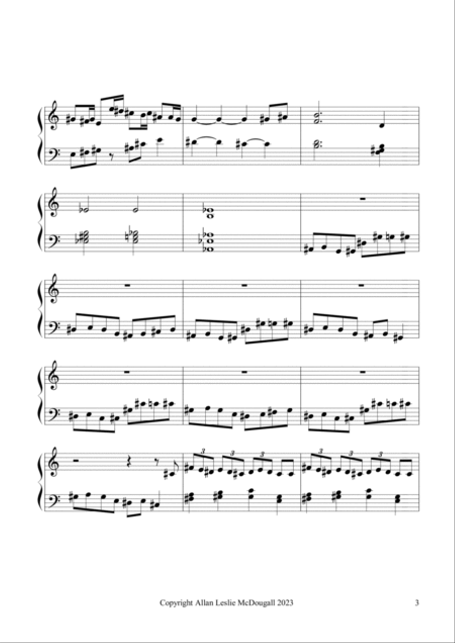 Challenging fantasia Challenging fantasia Piano Method scores gallery preview page 3