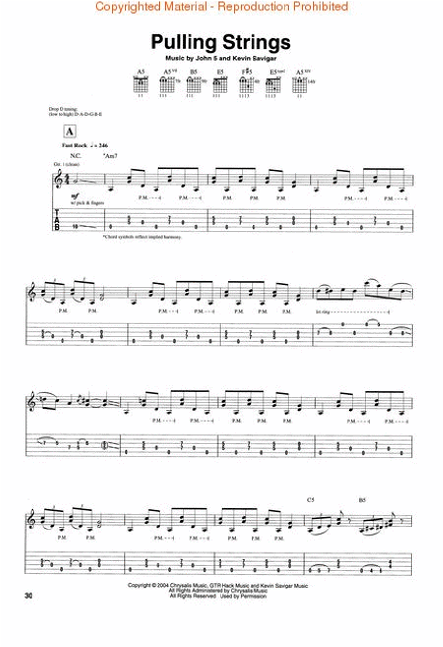 John 5 - Vertigo John 5 - Vertigo Electric Guitar scores gallery preview page 4