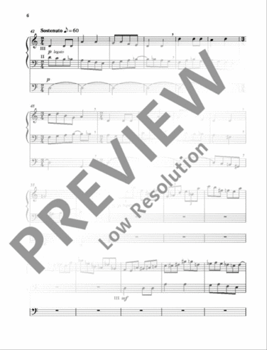 Toccata con Variazioni Organ scores gallery preview page 7