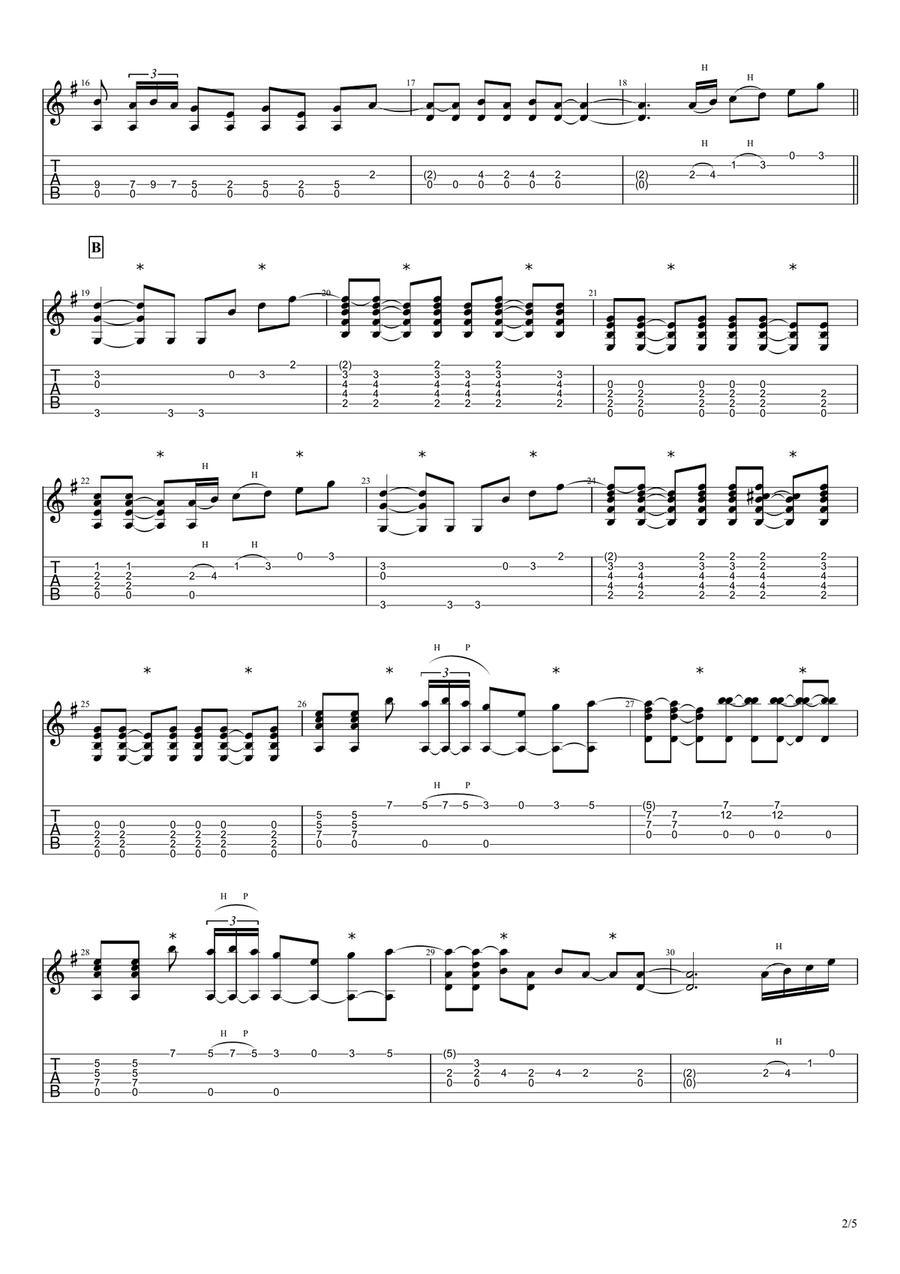 Samba Pa Ti Acoustic Guitar scores gallery preview page 2