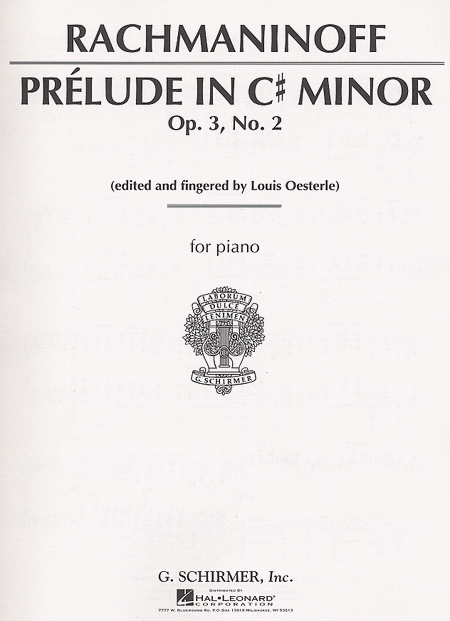 Sergei Rachmaninoff: Prelude In C# Minor, Op. 3, No. 2