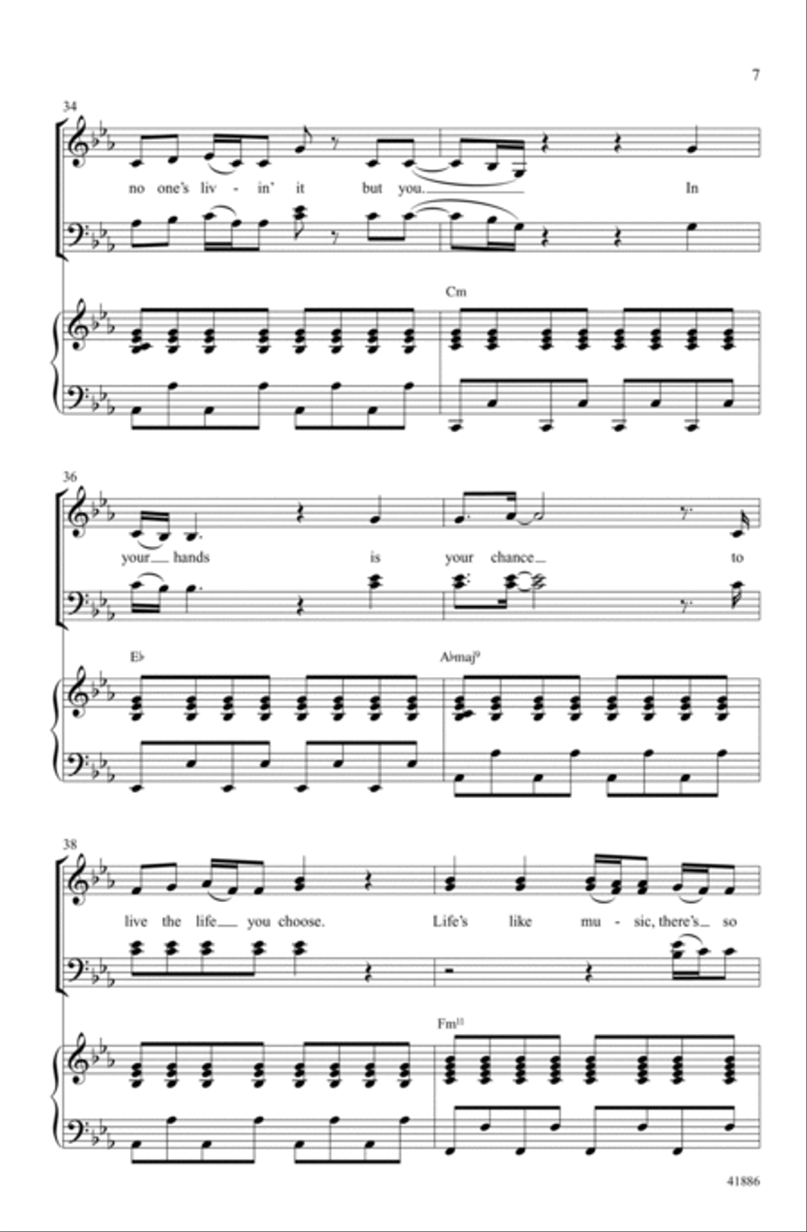 Unfinished Songs Unfinished Songs Choir scores gallery preview page 6