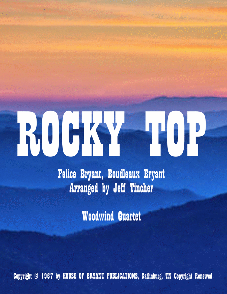 Rocky Top Woodwind Quartet scores gallery preview page 1