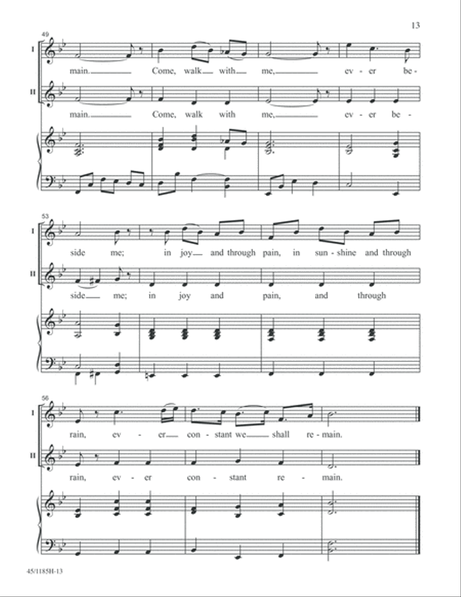 Bach for Young Voices 2-Part scores gallery preview page 13