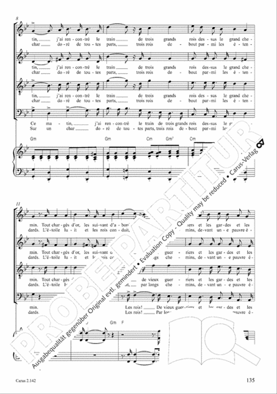 Christmas Carols of the World. Choral collection 4-Part scores gallery preview page 116