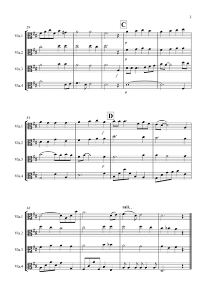 Shenandoah for Viola Quartet image number null