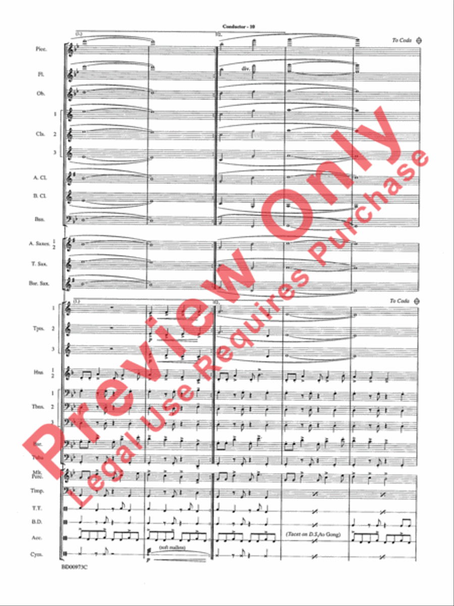 Incantations Concert Band scores gallery preview page 13