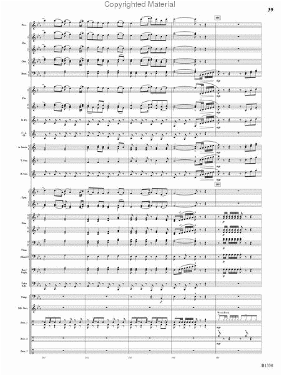 Rock Springs Saga Rock Springs Saga Concert Band scores gallery preview page 37