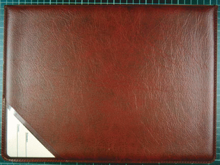 Choral folder with thick synthetic leather
