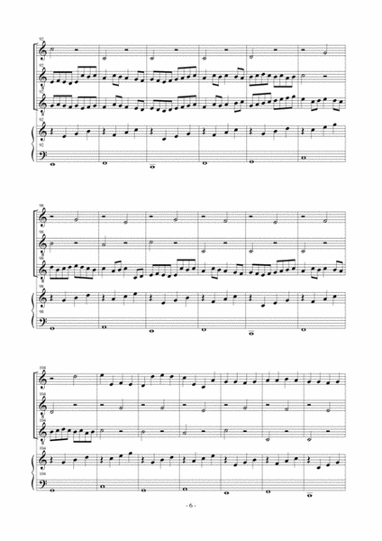 PACHELBEL - CANON IN D - Arr. for STB Choir and Organ (transposed in C) image number null