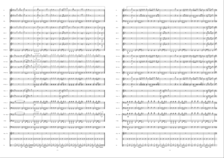 The 80's Charts Medley Fanfare Band scores gallery preview page 8
