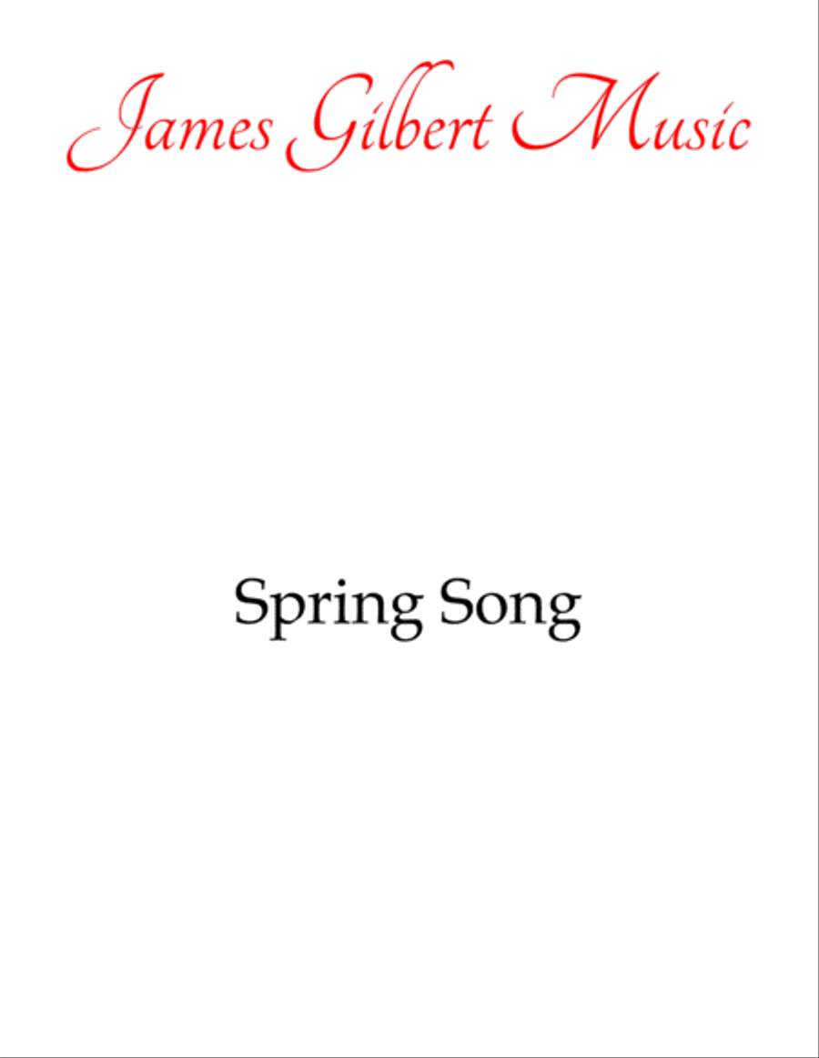 Spring Song Piano Method scores gallery preview page 1