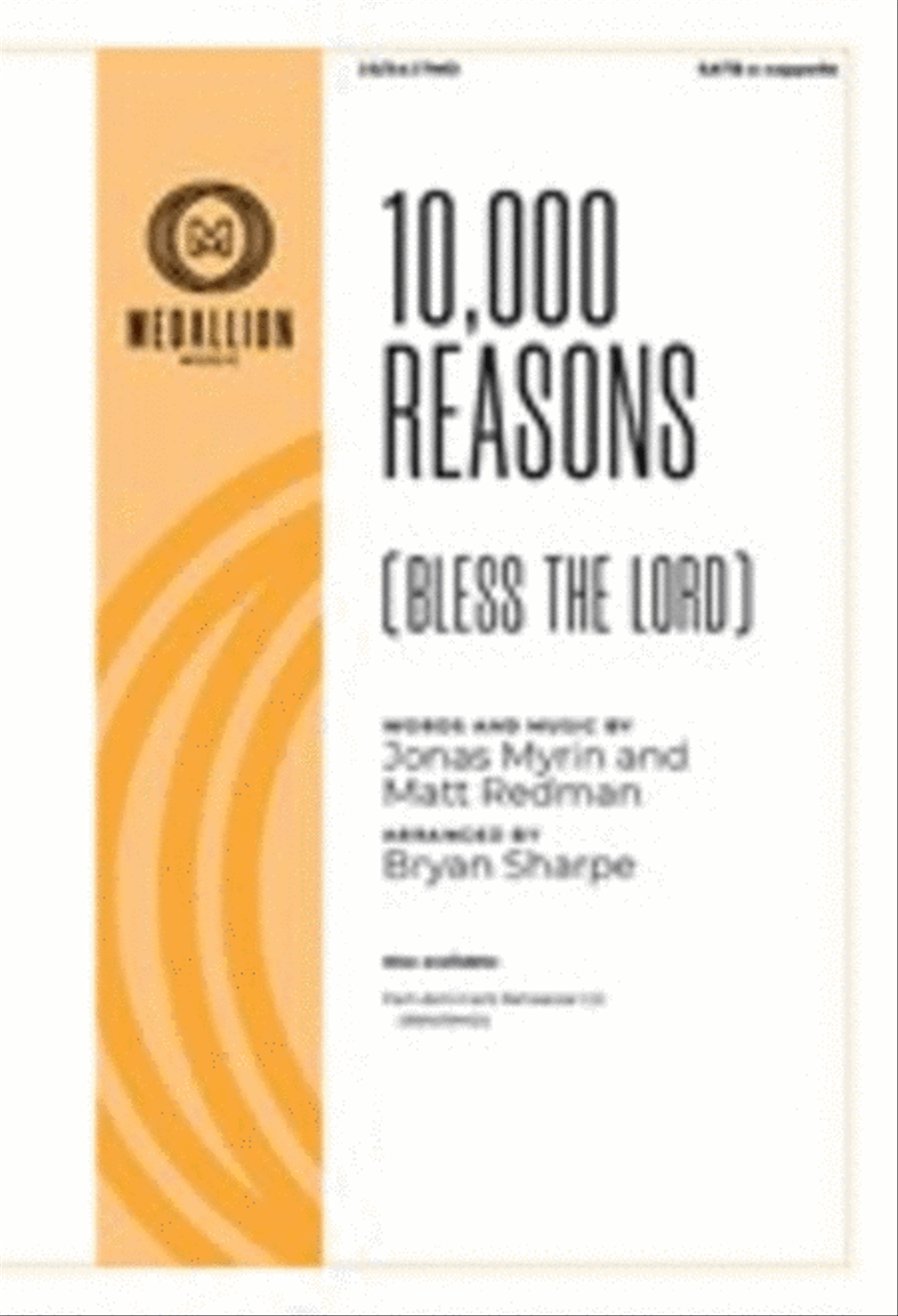 10,000 Reasons 10,000 Reasons 4-Part scores gallery preview page 1