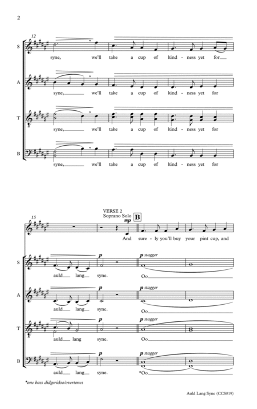 Auld lang Syne Divisi scores gallery preview page 2