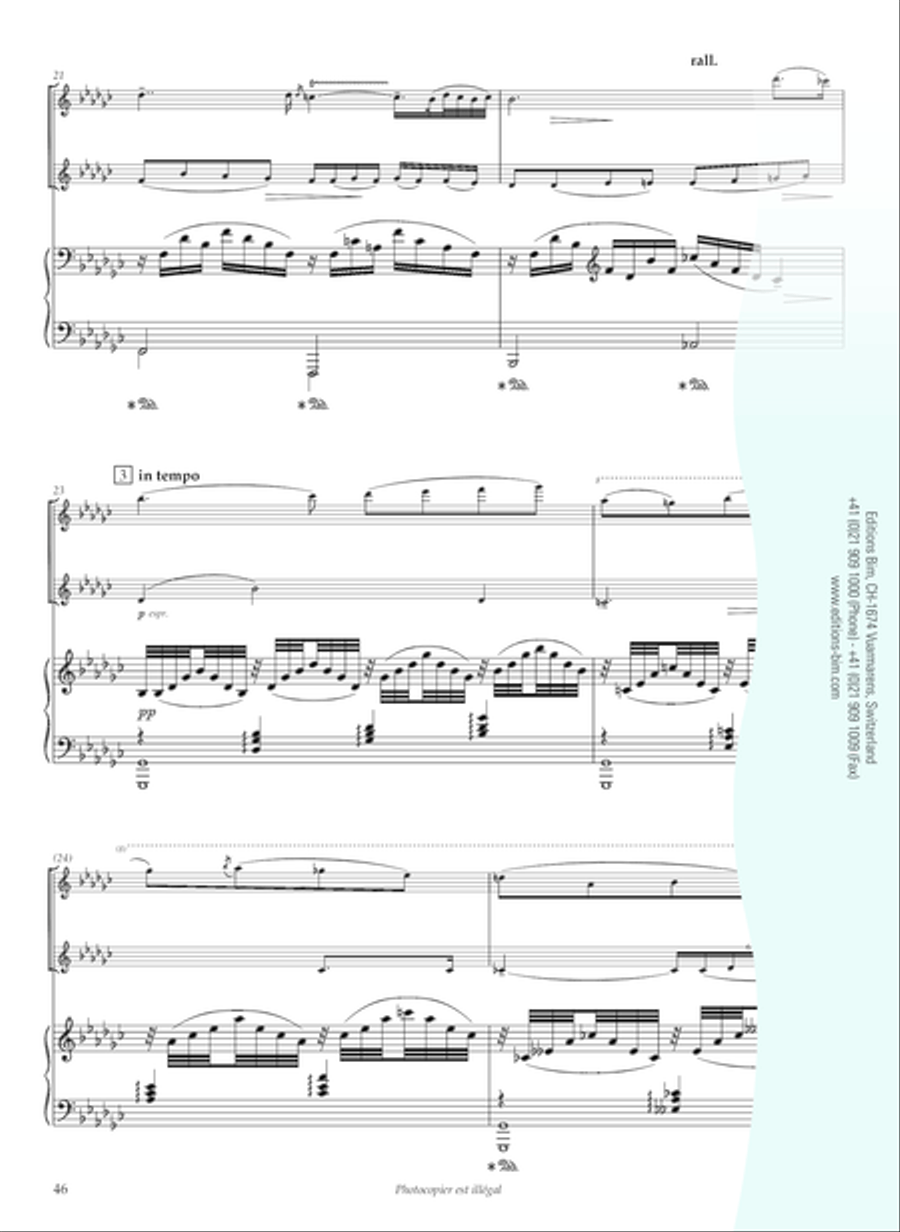 Trio d’Amour Piano Trio scores gallery preview page 10