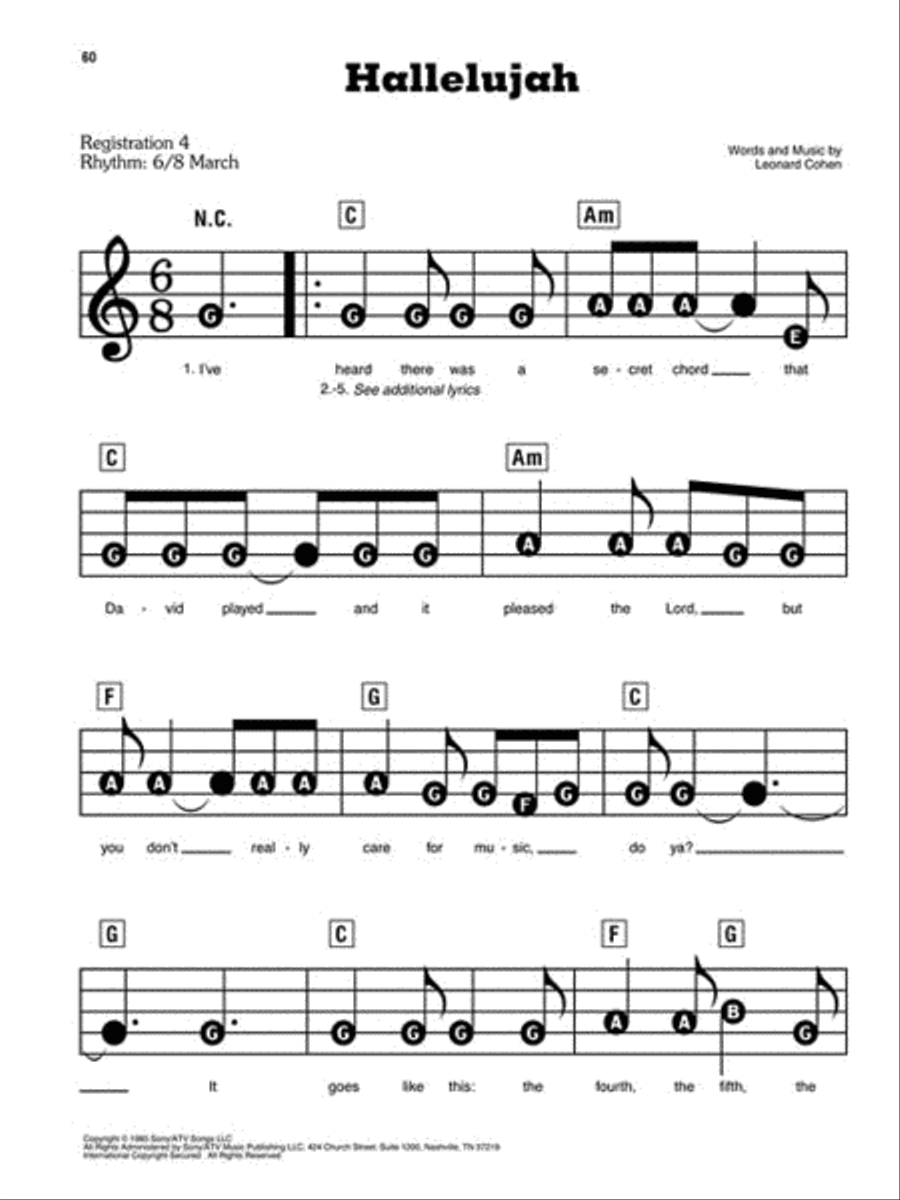 The Best Easy Listening Songs Ever – 3rd Edition Voice scores gallery preview page 4