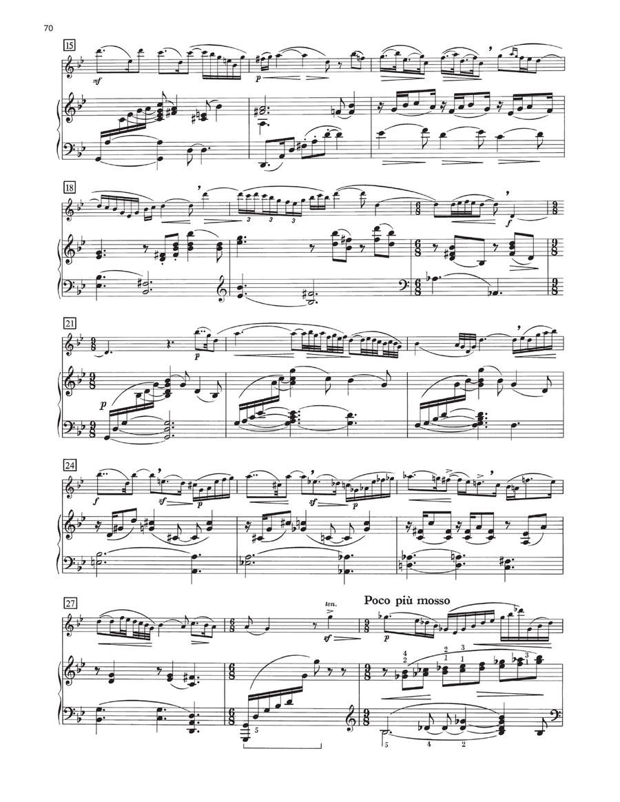 Andante Pastoral Et Scherzettino Flute Solo scores gallery preview page 2