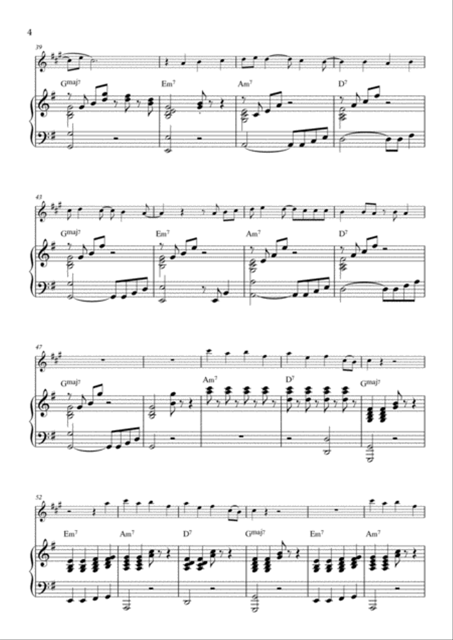 Wish You Were Gay Tenor Saxophone scores gallery preview page 4