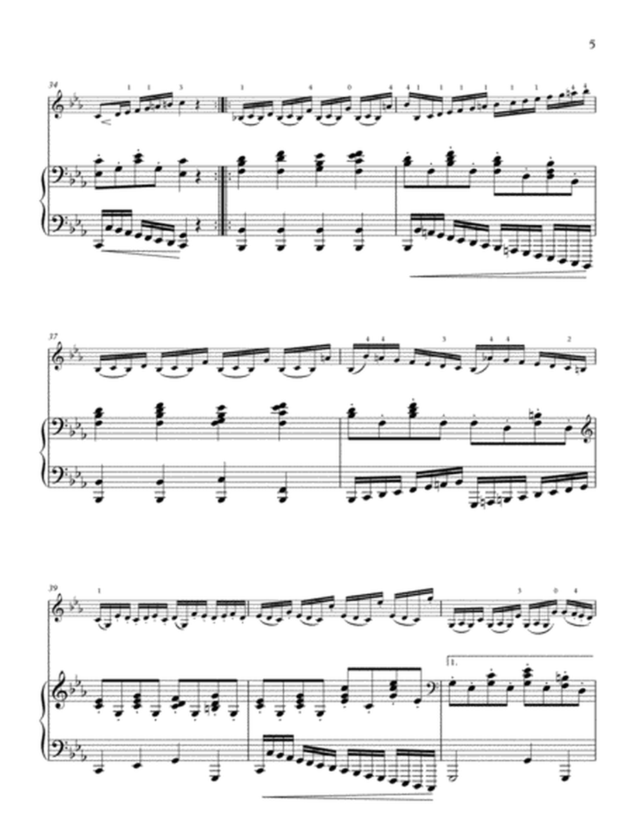 Paganini-Pokhanovski 24 Caprices: #19 for violin and piano image number null
