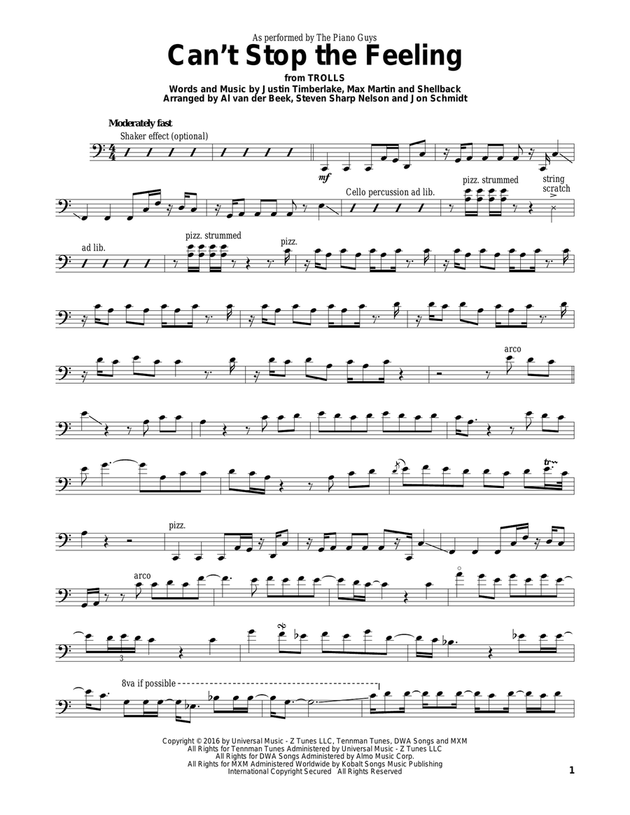 Can't Stop The Feeling