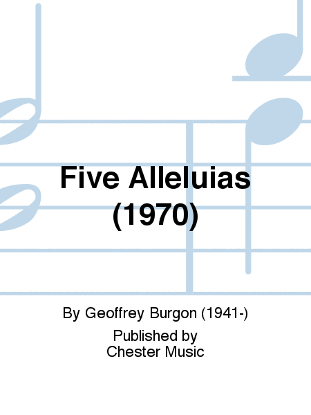 Five Alleluias (1970)