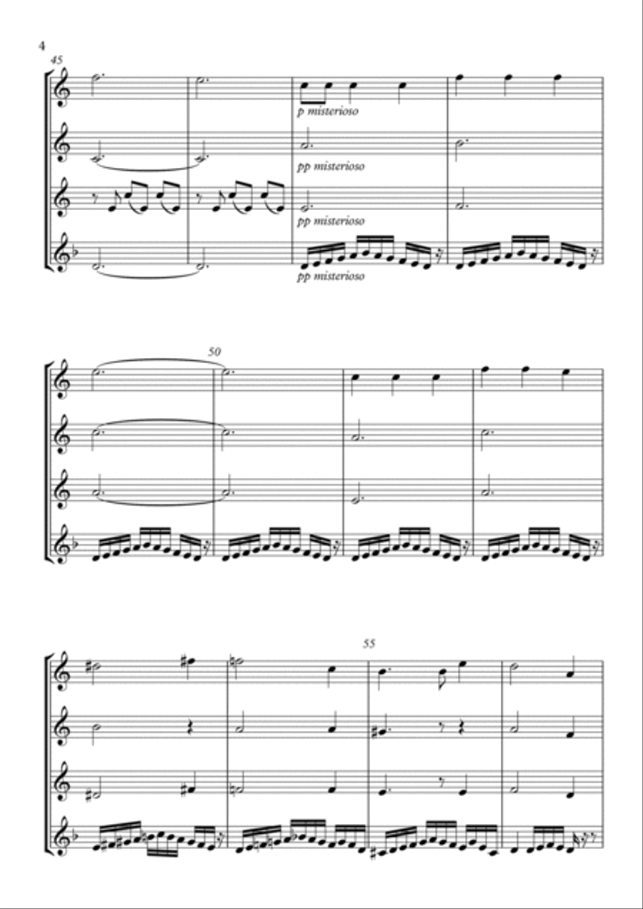 Mermaids Woodwind Ensemble scores gallery preview page 4