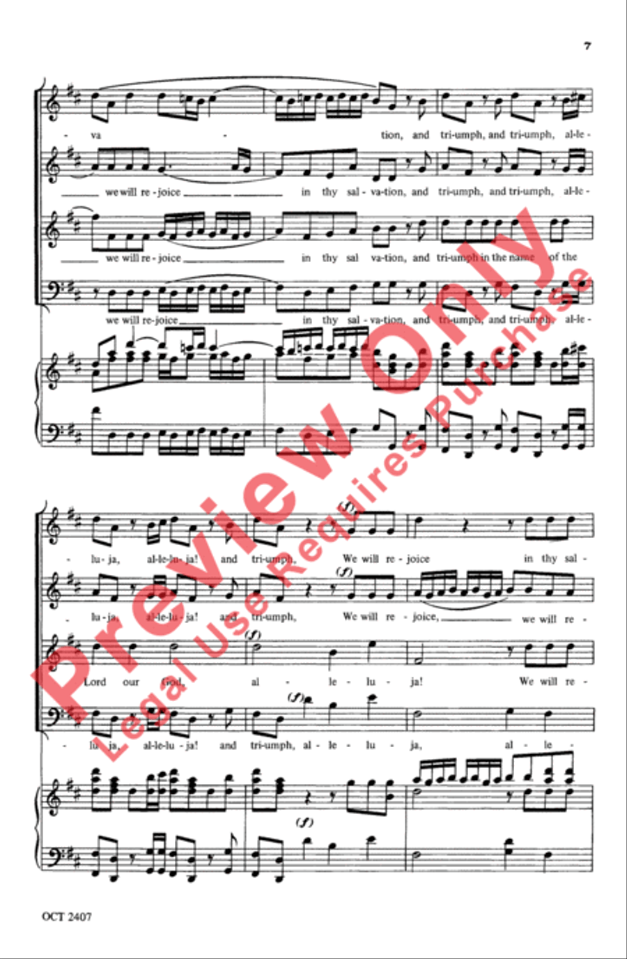 We Will Rejoice in Thy Salvation 4-Part scores gallery preview page 7