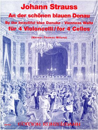 Book cover for By the beautiful blue Danube