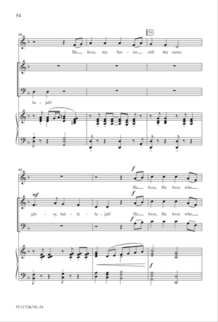 The Easter Story The Easter Story 4-Part scores gallery preview page 55